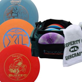 Disc Golf Discraft Beginner Disc Golf Pack w/ Golf Bag