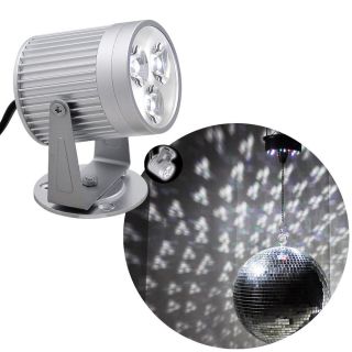 Aluminum Disco DJ Stage Lighting 3 LED White Pinspot Party Display