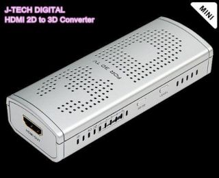 Tech Digital Mini HDMI 2D to 3D Converter with One Free Pair 3D