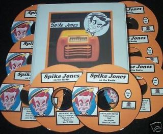 SPIKE JONES SHOW 8 AUDIO CD OTR Radio~GUESTS Burl Ives~Frankie Laine