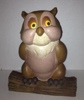 NEW  Exclusive Discontinued Bambi OWL Garden Statue HARD
