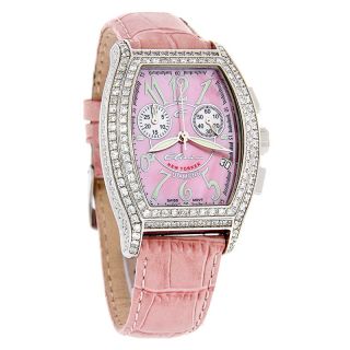 Elini New Yorker Diamond Pink Chronograph Quartz Watch