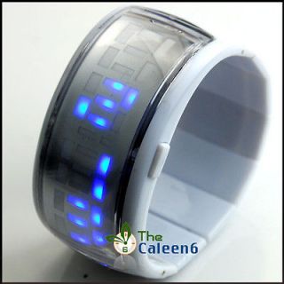 Quartz LED Watch Date Men Fashion Digital Sports Unisex Bracelet Jelly