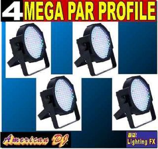 Pack of 4 DJ MEGA PAR PROFILE bright LED up light stage up lighting