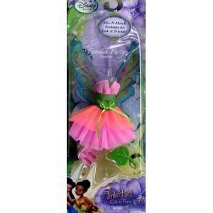 TINKERBELL GARDEN PARTY DRESS SET with Pink Orange Dress Shoes Mix