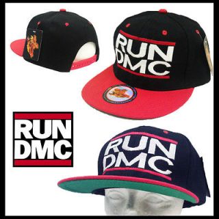 RUN DMC*** RUN DMC JMJ Rap Hip Hop Rock Retro Logo Snapback Cap Hat