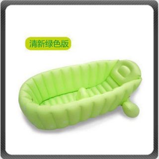Korbie Baby Inflatable Bathtub (Portable Travel) Green