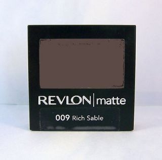 Revlon Luxurious Color Matte Powder Eye Shadow   Rich Sable 009