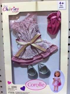 Corolle Baby Doll Clothing Outfit Accessories Les Cheries 13 Pink