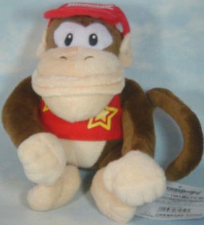 Newly listed super mario bros diddy kong 6 soft plush doll toy