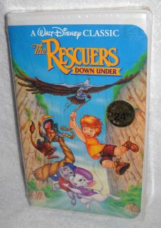 4161 NRFB Walt Disneys Classic The Rescuers Down Under (1991, VHS)