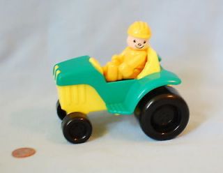 Vintage TRG & G Toys R Us FARM TRACTOR & Driver Lot 1997 Geoffrey