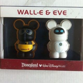 Disney Pins Walle & Eva vinylmation 3d 2 pack NR NIP