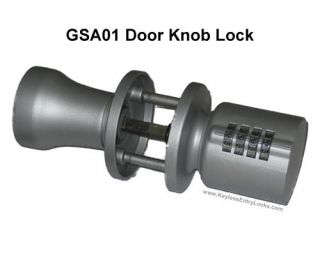 GSA01 Keyless Combination Door Knob Lock (Numeric Dial)