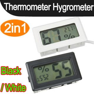Digital LCD Thermometer Hygrometer Humidity Temperature Meter Probe