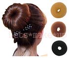 Hair donut bun buns ringe black brown blonde 9 Style 3 color popular