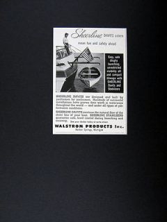 Sheerline Davits & Stabilizers dinghy 1958 print Ad advertisement