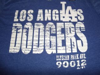 Los Angeles Dodgers – Elysian Park Ave. 90012 * Soft T Shirt * Sewn