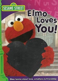 Sesame Street   Elmo Loves You   DVD   New Unopened