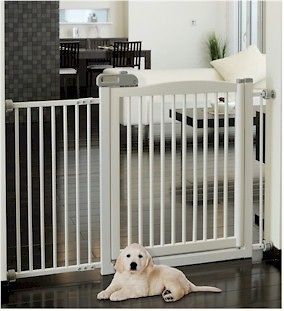 NEW Practical White Wide Dog Fence.Indoor Pet Barrier.Animal Gate