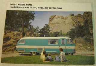 Dodge 1963 Motor Home RV Sales Brochure