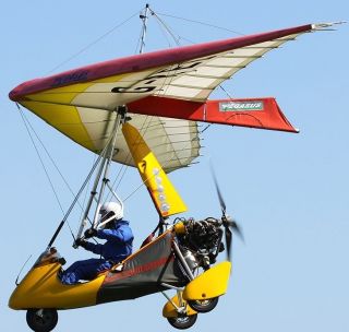 Quantum 15 912 UK Pegasus Ultralight Trike Airplane Wood Model Replica