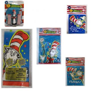 Dr. Seuss CAT in the HAT Party Supplies ~ Create your own SET w/ FREE
