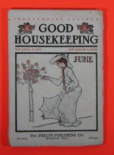1904 GOOD HOUSEKEEPING Magazine   June   Lots of Advertising 