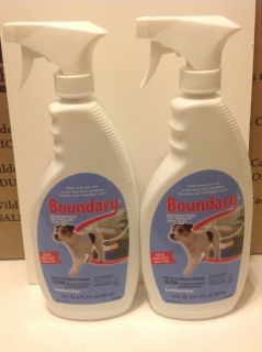 Boundary Dog & Cat Repellent 22 oz. Pump Spray Lot of 2