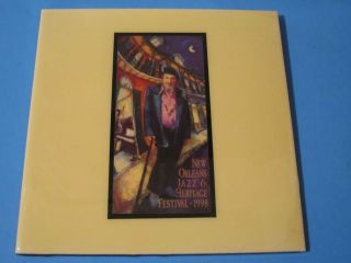 TILE ~ New Orleans Jazz & Heritage Fest ~ Michalopoulos 1998 Dr. John