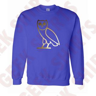 OVO Drake Octobers very own CREWNECK sweatshirt OVOxo GOLD owl