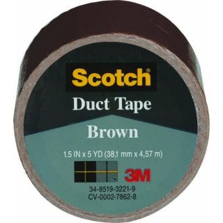 Brown Scotch Colored Duct Tape by 3M 1005 BRN IP