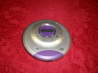 Durabrand Portable CD Player Purple Silver Model CD 565
