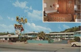 Bel Air Motel Redding California CA Postcard
