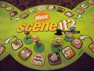 NICK NICKELODEON SCENE IT? DVD GAME REPLACEMENT 4 GAME MOVERS TOKENS