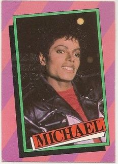 Michael Jackson 1984 Collector Card #4 From Series 1 33