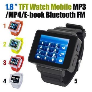 Inch TFT LCD Touch Screen Watch Mobile with /MP4/E book