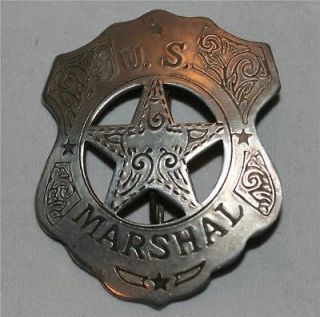 US MARSHAL Arizona Gunsmoke Tombstone OLD WEST WESTERN BADGE Vintage