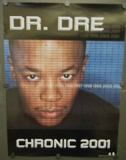 DR. DRE 1999 PROMO POSTER CHRONIC 2001 FORGET ABOUT DRE THE NEXT