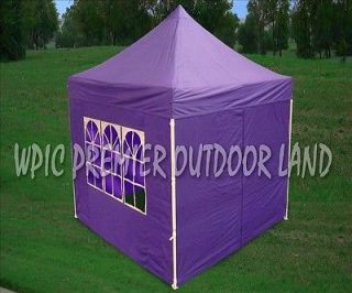 Pop Up 4 Wall Canopy Party Tent Gazebo EZ Purple