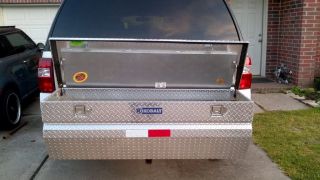 Diamond Plate Tool Box for Draw Tite Hitch