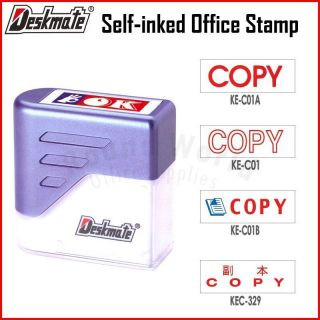 Deskmate {Copy} Self Inked Rubber Office Stamp Chops   4 styles to
