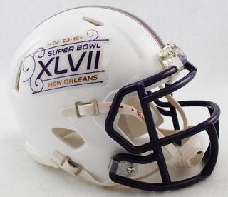 SUPER BOWL XLVII 47 RIDDELL NFL SPEED REVOLUTION FOOTBALL MINI HELMET