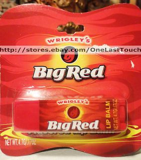 Lotta Luv~WRIGLEYS Lip Balm/Gloss BIG RED Gum Flavored~(card ed)