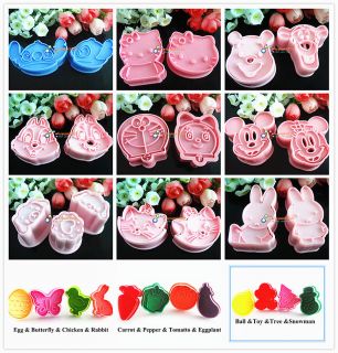Hello Kitty Fondant Cake Cookie Biscuit Pastry Cutter Mold Plunger DIY