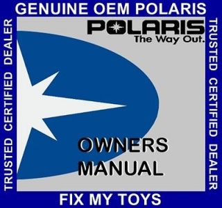 OEM 2012 Polaris Sportsman 400 500 HO Owners Manual 9923420