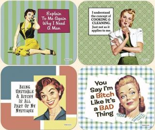 MOUSE PAD  FUNNY SAYINGS  Print ed in the U.S.A.  Polyes ter/Neoprene