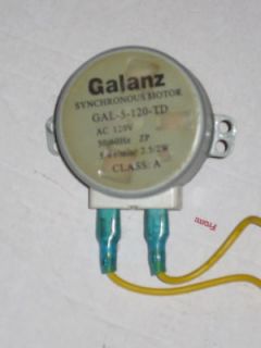 Galanz Synchronous Microwave Motor GAL 5 120 TD AC 120V 50/60Hz ZP