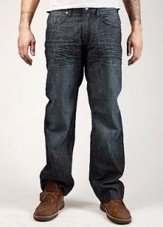 Ecko Unltd Jeans Mens 759 Relaxed Fit Core Coastal Blue Wash 100%