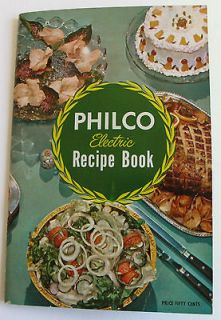 Vintage Philco Electric Range, Refrigerator & Freezer Illustrated